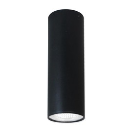 WareLight 4" LED Architectural Cylinder Light Fixture, 1650 Lumens, 15W, CCT Selectable, 120-277V, Black Finish
