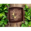 Rowan Gate Honeycomb and bumblebee dice tray, TTRPG, roleplaying games