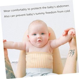 Hohopeti 3pcs Belly Button Cover Cotton Belly Band for Newborns Breathable and Skin-friendly for Tummy Warmth and Comfort