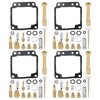 laffoonparts laffoonparts 4 Pack Carburetor Rebuild Kit w/Gasket, Compatible with