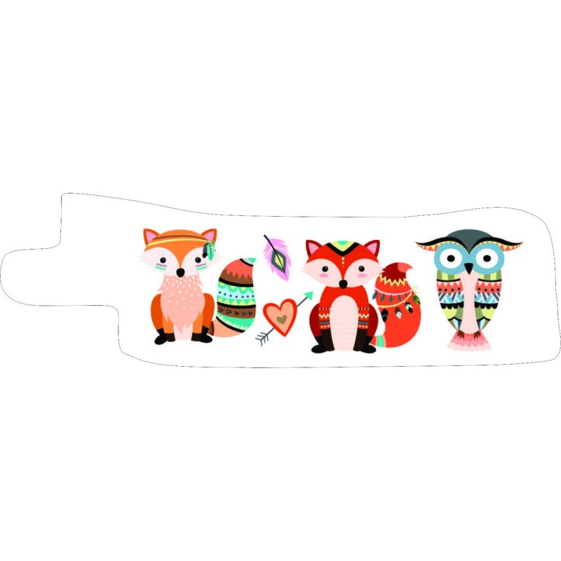 Nasogastric or Oxygen Tube precut Adhesive Tape Owl & Fox