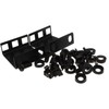 1U Rack Mounting Data Cabinet Recessing Bracket with Cage Nuts