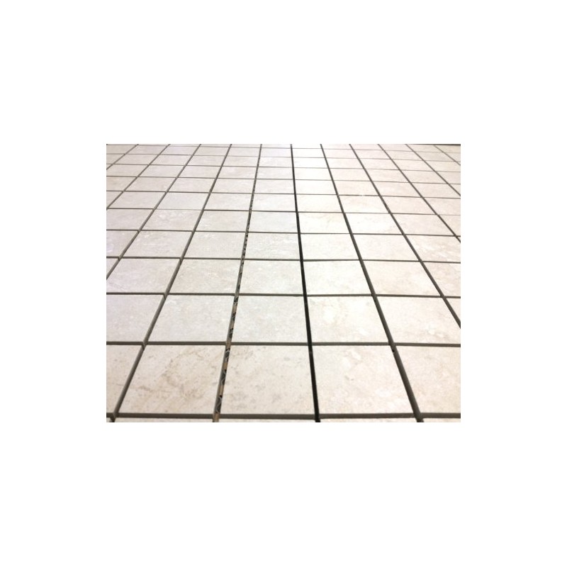 2x2 Beige Matte Porcelain Mosaic Floor and Wall Tile