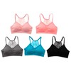 Alyce Intimates Seamless Womens Bra, Pack of 5- Lightly Padded