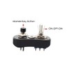 Micro Handle Switch Single Black for 0.9 inch (22.2 mm)