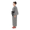 Koremono Womens Uroko Yukata, Lightweight Summer Robe, 100% Cotton, Made