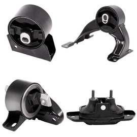 4PCS Engine Motor & Trans Mount Set Fit for 2011-2019 Dodge Journey 3.6L FWD, for 2011-2014 Dodge Avenger & Chrysler 200 3.6L Automatic Transmission Motor Mount Replace OE# 3274 A5551 GP3274 EM4113