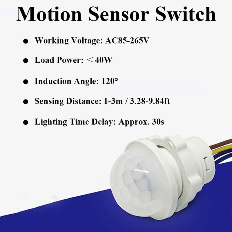 PIR Motion Sensor Module, 85-265 V Motion Sensor Light Switch,