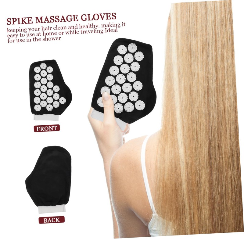 Beavorty Acupressure Hand Massager Gloves Spikes for Yoga Relaxation Gym