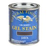General Finishes Oil Base Gel Stain, 1 Pint, Java