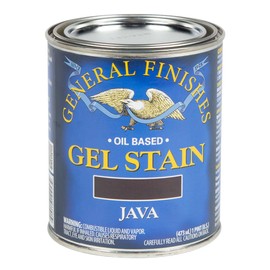 General Finishes Oil Base Gel Stain, 1 Pint, Java