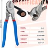 LOKYAN Battery Cable Lug Crimping Tool, Terminal Crimper with Cable
