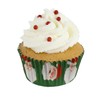 PME Christmas Santa Cupcake Cases, Foil Lined Paper-Pack of 30,