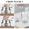 RETON 2 Pcs Foaming Soap Dispenser, 10 Oz/300ml Clear Foam
