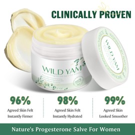 Wild Yam Cream, Wild Yam Cream Organic for Hormone Balance, Natural Balancing Creams for Women, Rich in Vitamins, Alleviate Menopause-Related Issues, Nourish The Skin