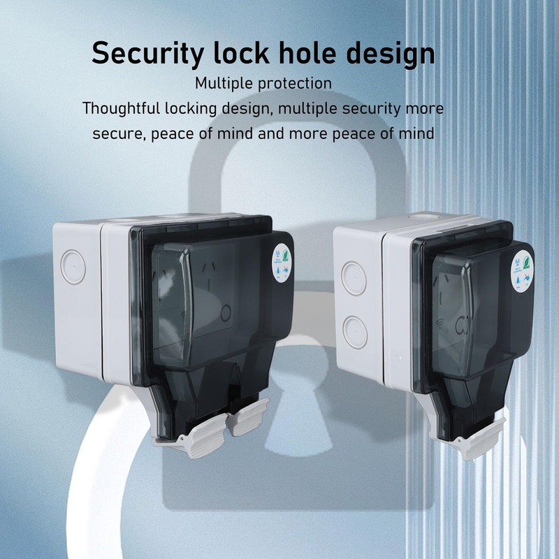 Waterproof WiFi Smart Power Outlet, APP Control, Outdoor Plug Socket
