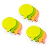 Evergreen Goods Sticky Notes Neon Speech Bubbles Removable Assorted Colours
