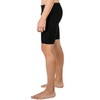 Tuga Men's Hydroactive Swim Short, UPF 50+, USA Made, Black,