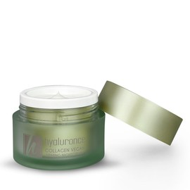hyaluronce Vegan Collagen Night Cream - Regenerating Night Cream for Face & Neck, Intense Moisture & Smoother Skin, with Vegan Collagen Amino Acids and Peptides, for Sensitive & Mature Skin