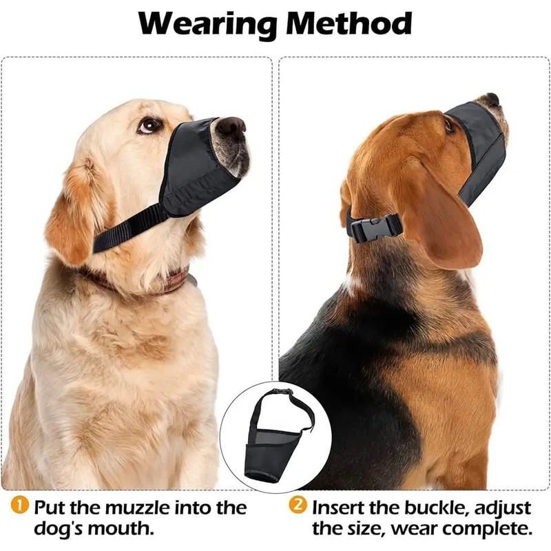Pet Guru® Dog Safety Muzzle Anit-Biting Barking Chewing Control Adjustable