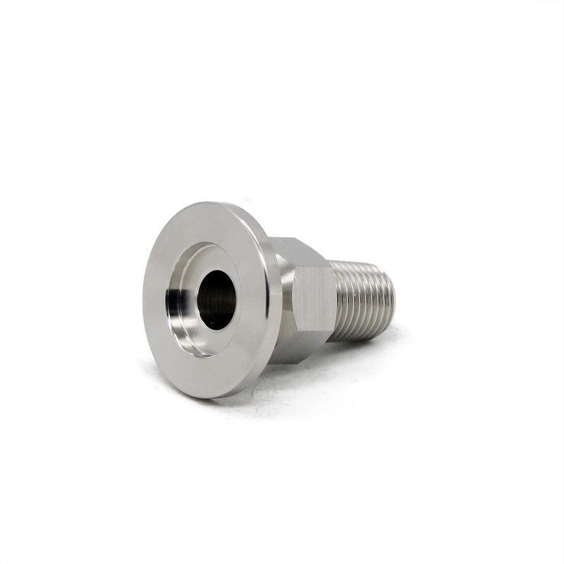 QMINOX SS304 KF16 NPT Male Adaptor thread 1/4" NW16 KF