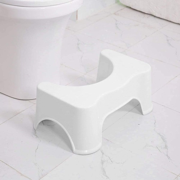 SHAFAH® Squatting Toilet Stool Non Slip Bathroom Step Up Stool Relieves Constipation, Bloating | Aligns the Colon for Faster, Easier Relief