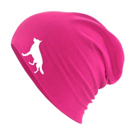 Huuraa Beanie German Shepherd Silhouette Gift German Shepherd Gift Idea, fuchsia, Unit size