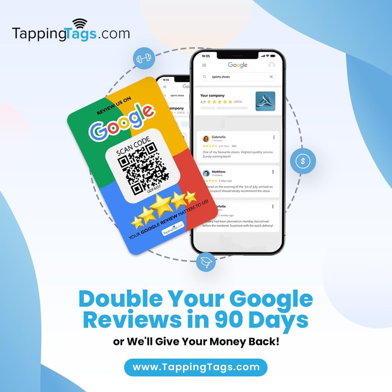 Google Reviews Tapping Card
