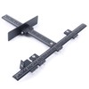 Drilling Position Ruler Woodworking,Inches and Centimeters,Adjustable Jig Position Tool,Drilling Alignment