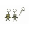 [naissant] Set of 3 Cute Robot Keychains, 2 Colors &