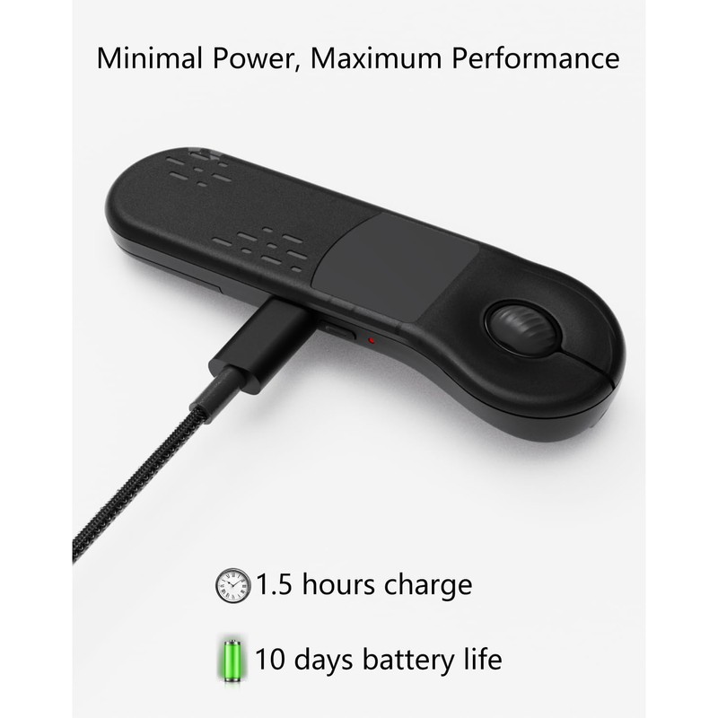 ZTYTO Air Mouse Rechargeable Wireless Presenter with Touchpad for PC/Laptop/iOS/Android,