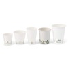 BIOZOYG Pack of 100 Coffee Cups Paper Cups 200 ml