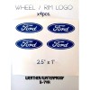 FORD WHEEL RIM CENTER CAP LOGO LOGOS DECAL EMBLEM STICKER