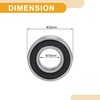 Partuto 1 Pcs Universal Deep Groove Ball Bearing - Chromium
