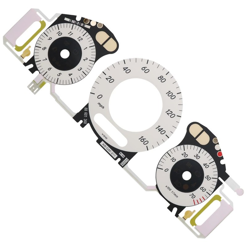 BENET Gauge Face Overlay with EL Cold Light Instrument Panel