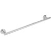 Stainless Steel Single Rod Towel Rack Round Base Bathroom Bedroom