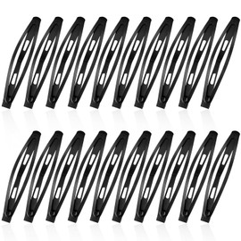 Pack of 20 Metal Hair Clips, 8 cm Hair Clips, Black, Non-Slip Hair Clips, Women, Small, for Hair Accessories, Women, Girls