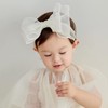 Newborn Bows for Baby Girls Lace White Headband Head Band