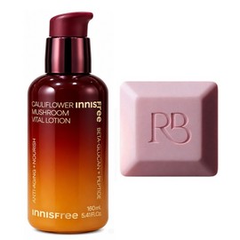 Innisfree Flower Mushroom Vital Lotion + Fragrance Soap / 이니스프리 꽃송이버섯 바이탈 로션+향기비누