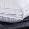 Three Geese Adjustable Layer Goose Feather Pillow,Assemblable Bed Pillow,100% Soft