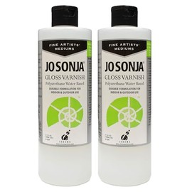 Jo Sonja Polyurethane Gloss Varnish 16oz Bottle - Two Pack