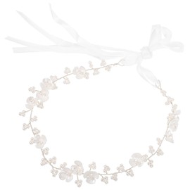 Baluue Flower Vine Hair Accessory for Weddings Festivals Photography Elegant Headband Comfortable Fit for Bridesmaids and Parties