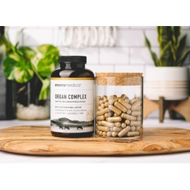 Enviromedica Grass-Fed Organ Complex: Freeze-Dried Beef Liver, Kidney, Heart, and Pancreas (180 ct)