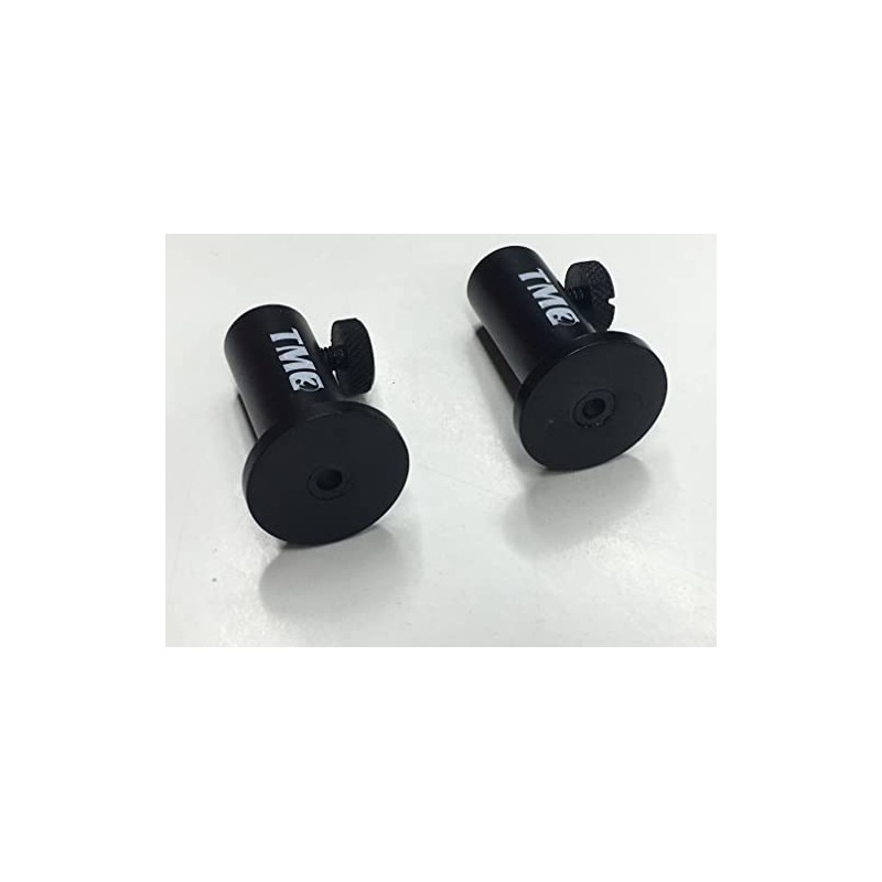 TMC 2 x Anodized Aluminium Stage stands with locking nuts,