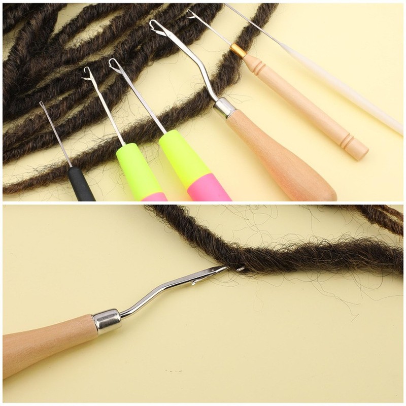 Samcos Micro Knitting 5 Piece Set Latch Hook Tappi Needles