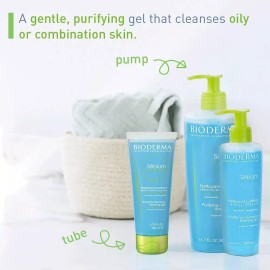 Bioderma Sebium Gel Espuma Limpiadora Facial Para Piel Seca