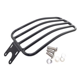 Black Tubular Solo Fender Rack Luggage Storage Rack for Indian Scout Scout Sixty 2015-Up CI-4014B