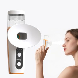 OTBK Nano Mist calentado | Humidificador de ojos y cara | Vaporizador facial | Nano terapia de vapor para ojos secos y cansados | Carga USB-C, portátil para oficina y viajes