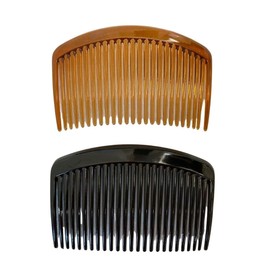 Pack of 4 Side Combs, French Side Combs, Hair Comb, 23 Teeth Plastic Comb, for Fine Hair Accessories Women Girls