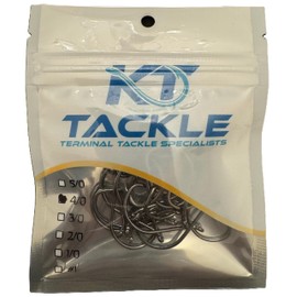 Sea Fishing Circle Hooks 5 sizes 5/0, 4/0, 3/0, 2/0, 1/0 25Pcs (4/0)